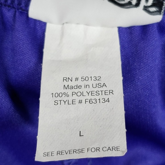 Vintage Bonworth Skirt Womens L Purple Pleated Elastic Waist Polyester USA New - Picture 8 of 9